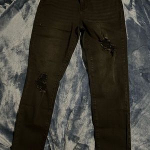 High rise skinny black  jeans